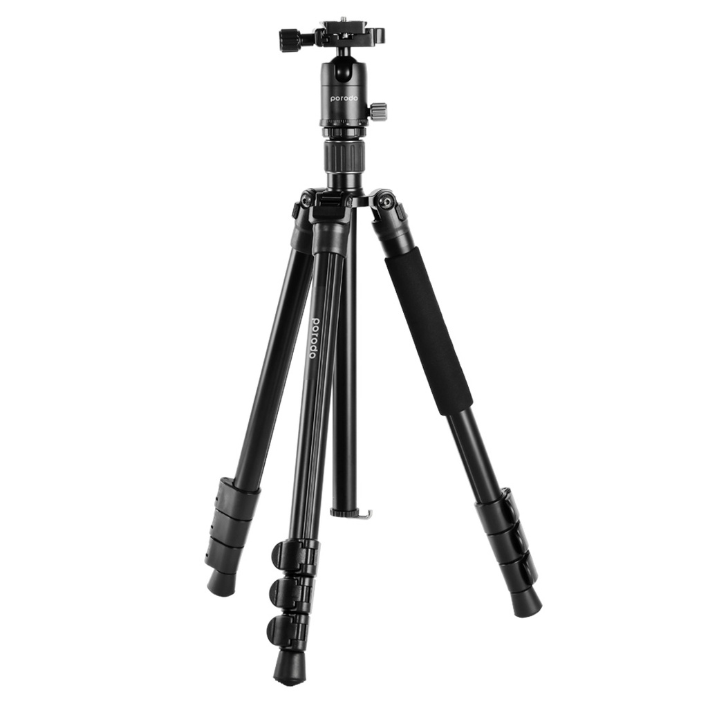 6 Porodo Professional Aluminum Tripod 155Cm Height - Image 1