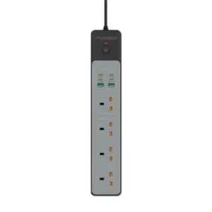 Porodo 4AC 65W 3000W Power Strip