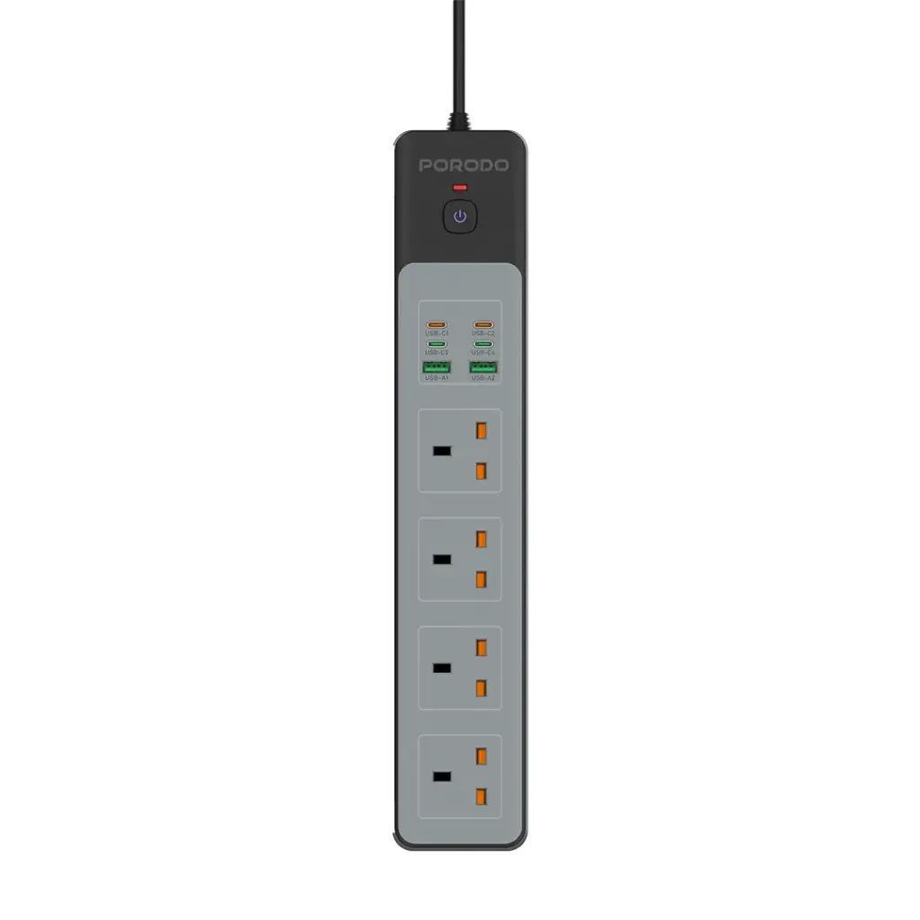 7 Porodo 4AC 65W 3000W Power Strip - Image 1