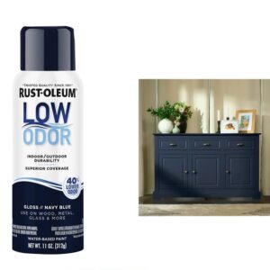 Rustoleum Low Odor Water Based Spray Paint - Gloss Navy Blue