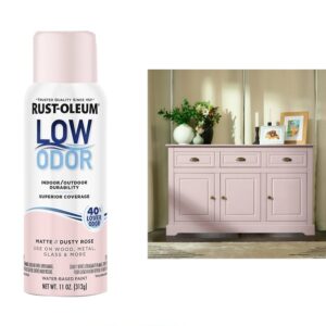 Rustoleum Low Odor Water Based Spray Paint - Matte Dusty Rose