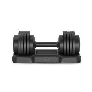 Porodo 55 LB Single Adjustable Smart Dumbbell - Black