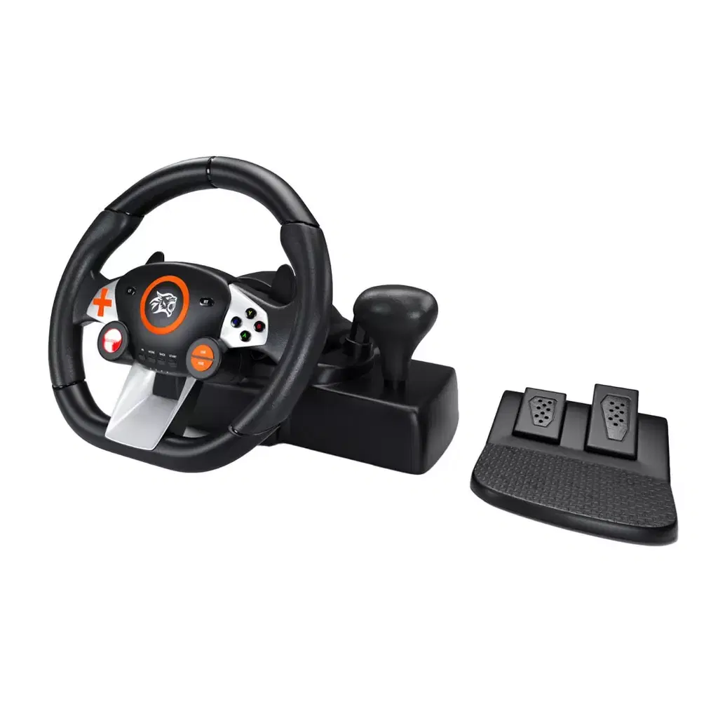 13 Porodo Gaming 7in1 Steering Wheel - Image 1