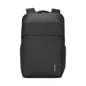 Porodo Lifestyle Water-Resistant PU Backpack - Black