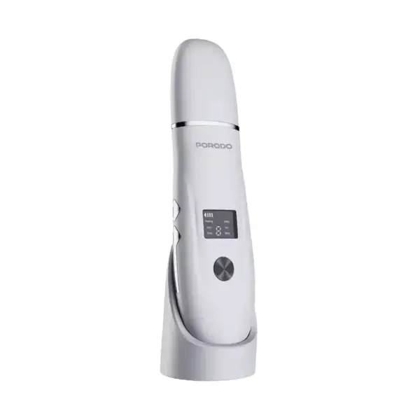 Porodo Lifestyle Ultrasonic Face Scrub & Peeler - White