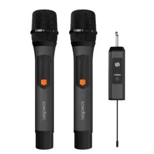 Soundtec Duo Mic Aluminum Rechargeable Wireless