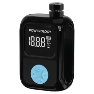 Powerology Portable Electric Tire Inflator - Black