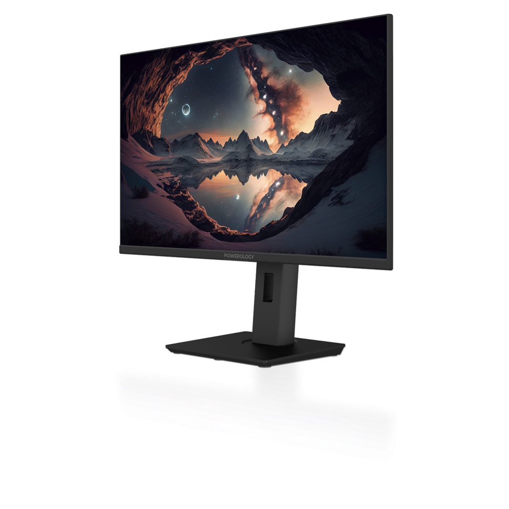 3 Powerology 27" 4K Office Monitor with RGB light - Black - Image 1