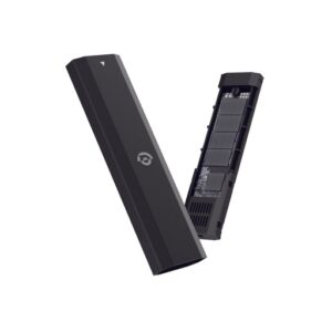 Powerology Dual Protocol Portable SSD Drive 512GB - Black
