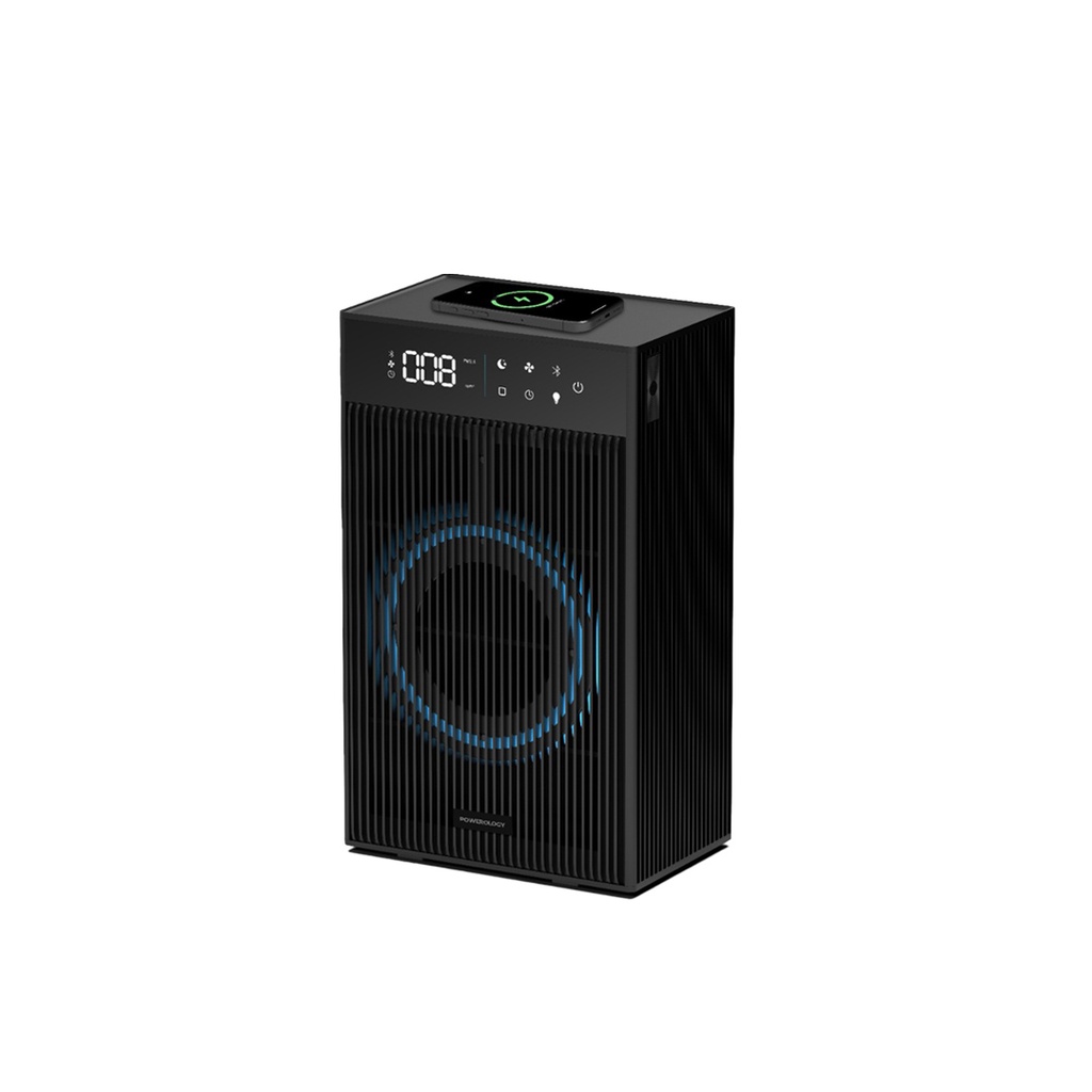 33 Powerology Smart Air Purifier - Black - Image 1