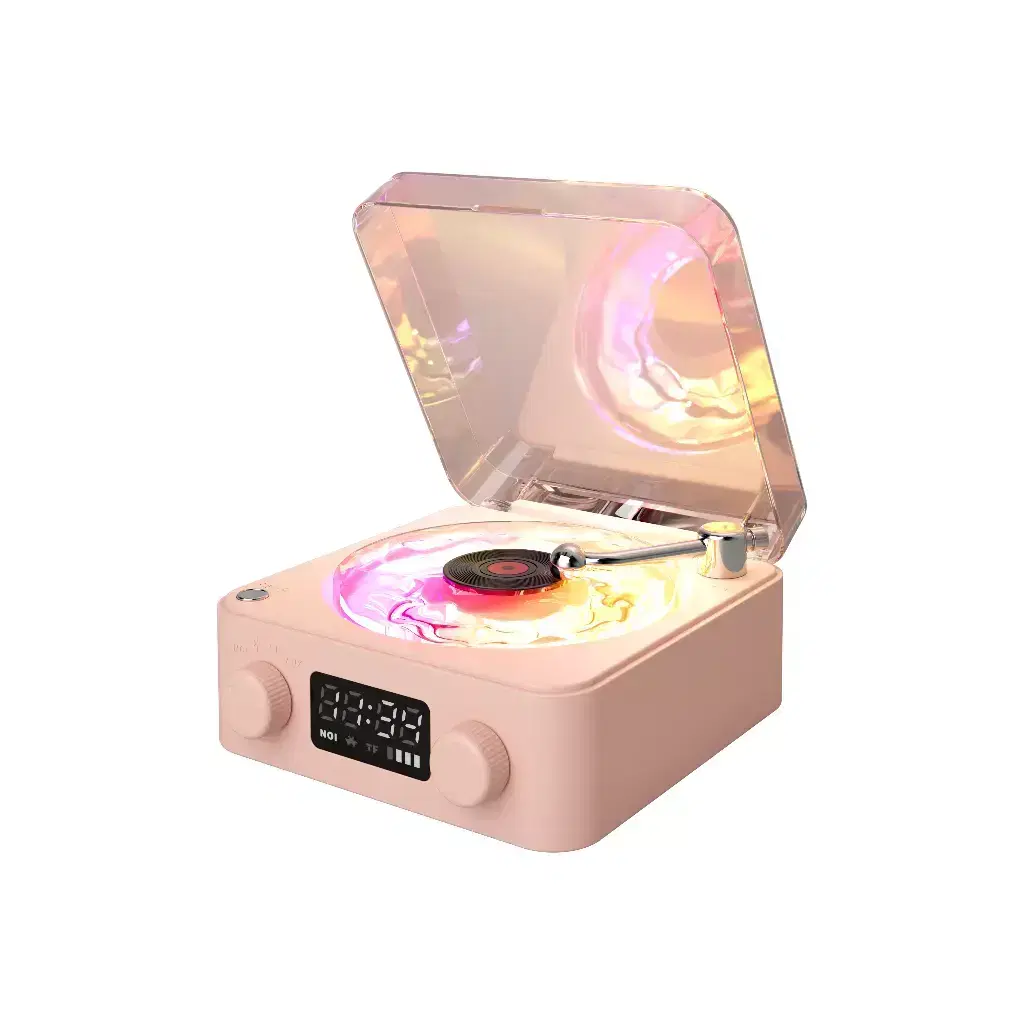 39 Porodo Lifestyle White Noise Portable Speaker - Pink - Image 1