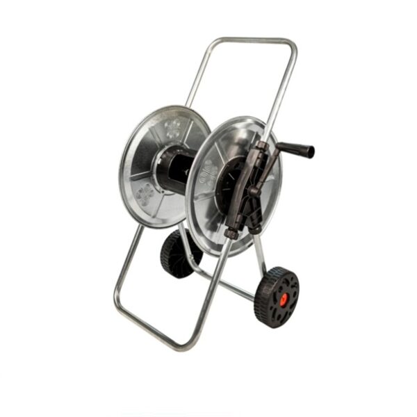 Agrati Galvanized Metal Hose Cart for upto 1/2" x 50m Hose