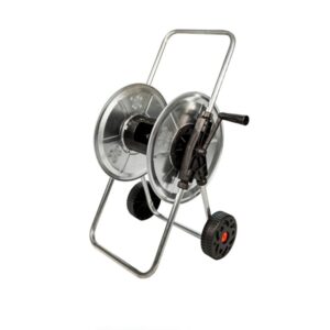 Agrati Galvanized Metal Hose Cart for upto 1/2" x 50m Hose
