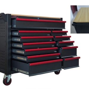 12 Drawers Trolley with Wooden Platform