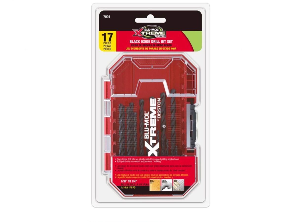 17pcs Black Oxide Drill Bit Set - Image 1