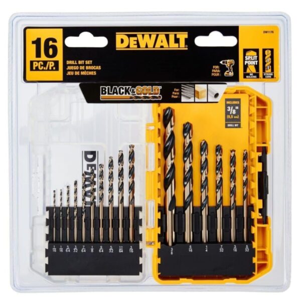Dewalt Black & Gold Drill Bit Set