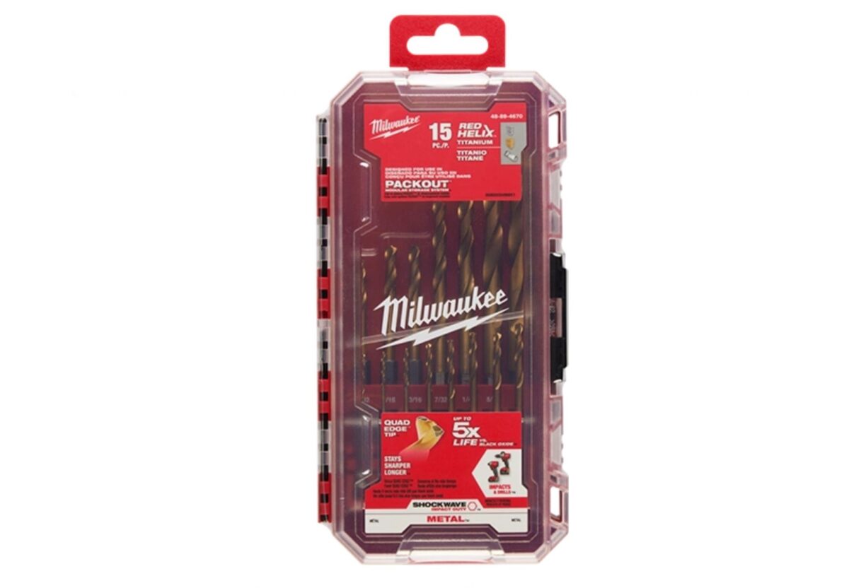 Milwaukee Titanium Drill Bit Set - Image 1