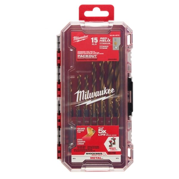 Milwaukee Titanium Drill Bit Set