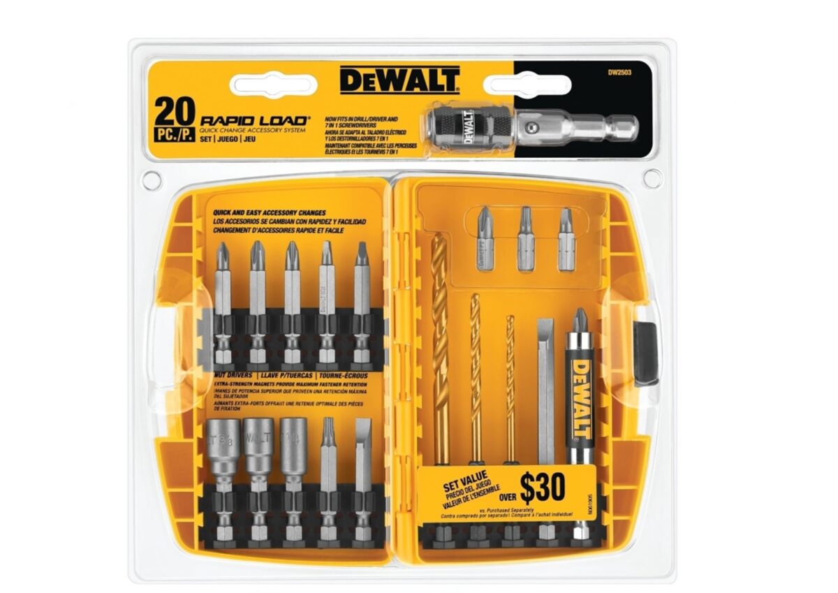 Dewalt Rapid Load Screwdriving Bit Set - Image 1