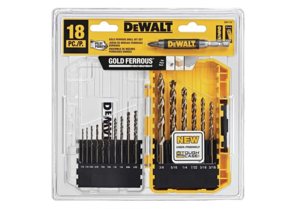 Dewalt Gold Ferrous Drill Bit Set - Image 1