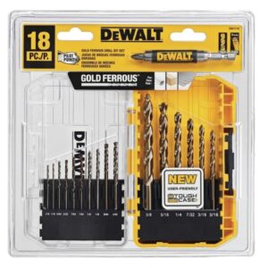 Dewalt Gold Ferrous Drill Bit Set