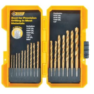 Steel Grip 17pcs Titanium Drill Bit Set
