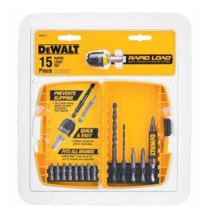 Dewalt 15pcs Rapid Load Set