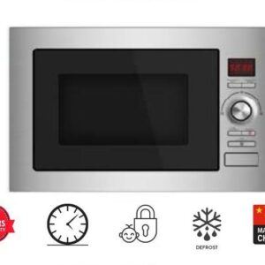 25ltr Stainless Steel MWO with Grill (mutli Stage cooking)