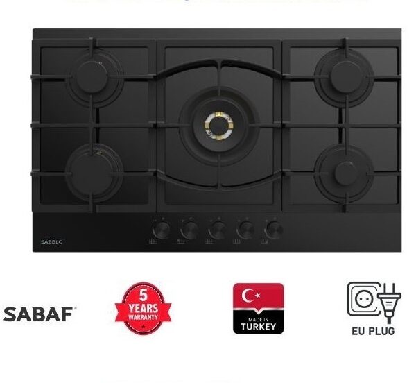 90cm Built in Gas HOB with 5 Burner