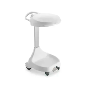 Plastic Bag Holding Trolley | Trolley Waste Collection With Cover Delta – 120 L