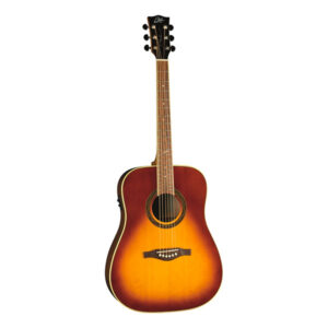 EKO Professional EQ Acoustic Guitar, Vintage Burst - ONE-D-EQ-VB