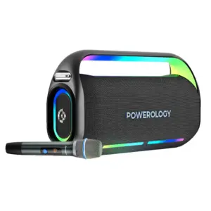 Powerology Deep Bass Party Speaker - Black