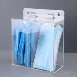 Glove Holder Mask Storage Box Wall Mounted Gloves Dispenser