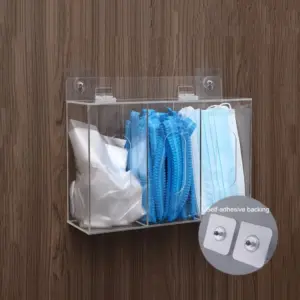 Glove Holder Mask Storage Box Wall Mounted Gloves Dispenser