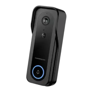 Powerology Smart Doorbell Camera - Black