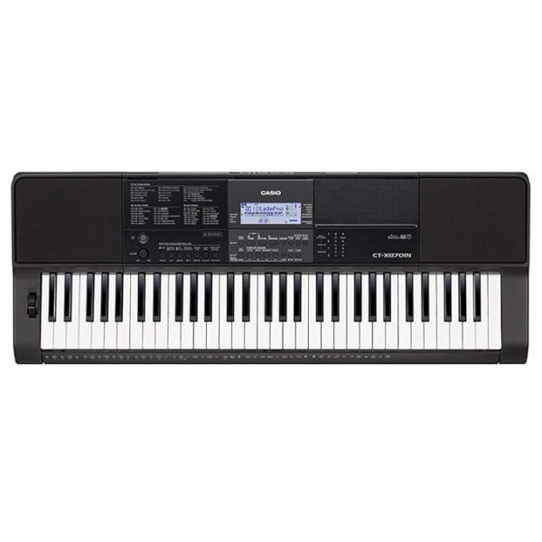Casio CT-X870IN 61-Key Portable Keyboard, Black