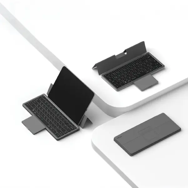 Tri-Fold Wireless Keyboard With Touchpad-Pawa