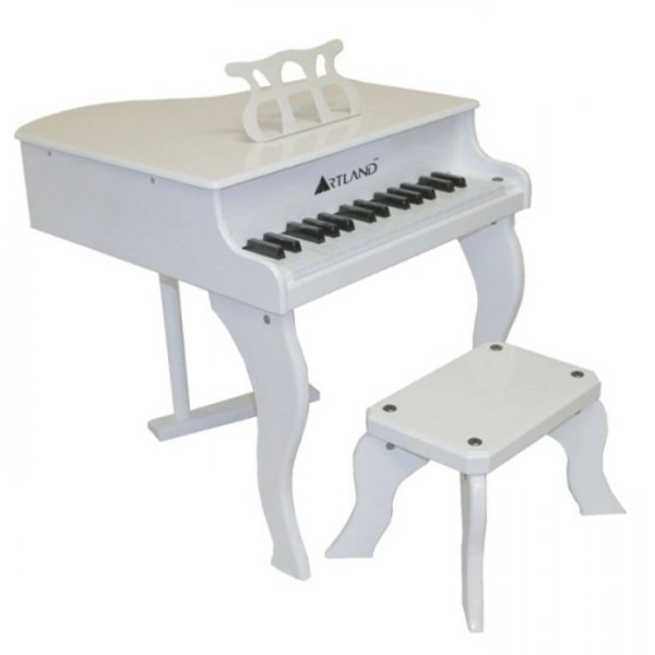 24 Artland 35 Keys Baby Piano, White - BP002W - Image 1