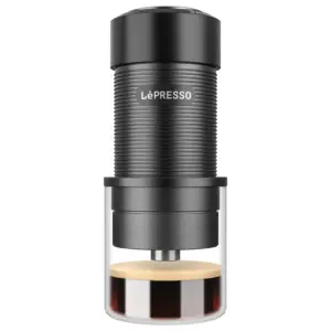 Lepresso Hand Press Espresso Maker - Black