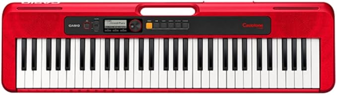 5 Casio CT-S200RDC2 Casiotone Musical Keyboard, 61 Keys - Red - Image 1