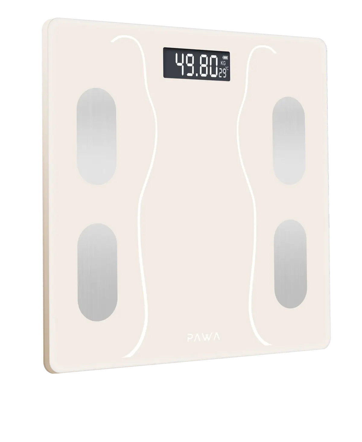 Smart Body Scale with Body Analysis App | Beige - Image 1