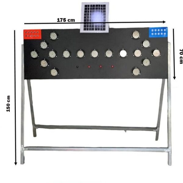 Solar Powered LED Roadside Arrow Sign