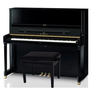 KAWAI Upright Piano with Bench, Black - K-500 M/PEP