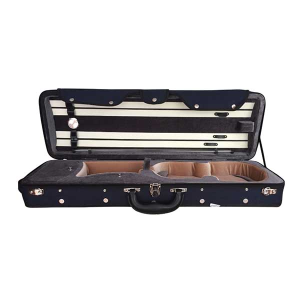 10 ARTLAND High Quality 4/4 Foam Violin Case, Blue - SVC108-BLUE - Image 1