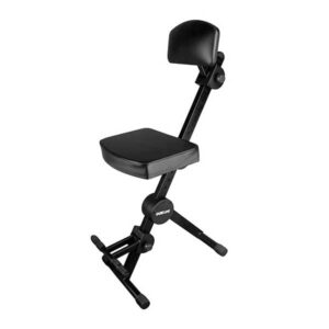 Quiklok Adjustable Musician Seat with Backrest