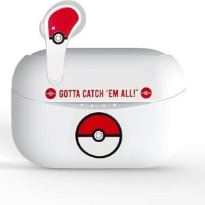 OTL Technologies PK0860 Pokemon Poke Ball TWS Wireless Earphones with Charging Case