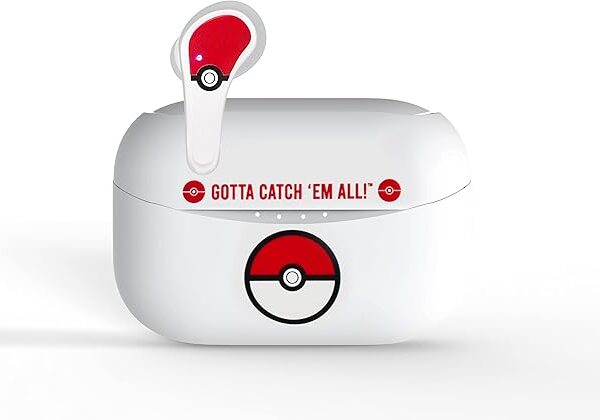 OTL Technologies PK0860 Pokemon Poke Ball TWS Wireless Earphones with Charging Case