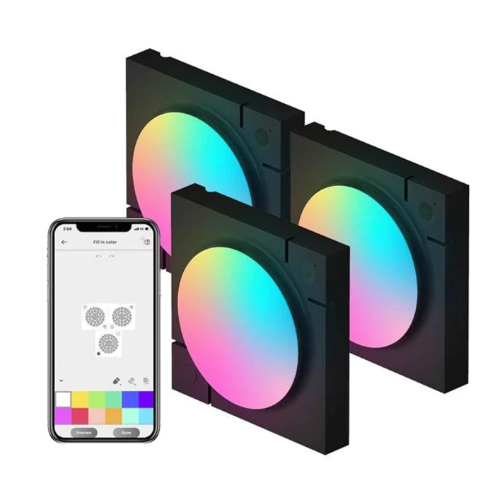 003.4.jpg Cololight Lifesmart RGB Light Pro Mix Kit 3PCS With Adapter - Image 1