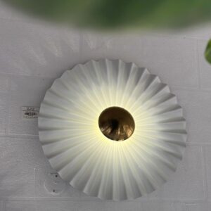 WALL LIGHT 7W 500*145 DIM - White + Gold