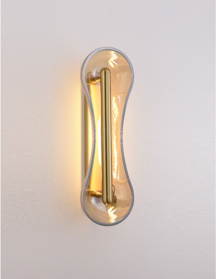 01021949_1.jpg Wall Light 7W D150×H480mm 3000K Copper - Image 1